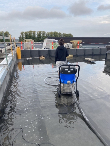 Erhvervsrengøring på tag