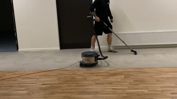 erhvervsrengøring støvsugning